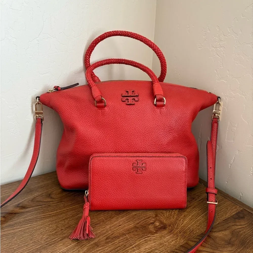 Tory Burch Mcgraw Tote Bag and Wallet